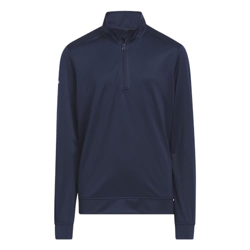 adidas Boys' Heather Quarter Zip Golf Pullover - Product Details
