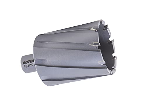 ACTOOL 2-3/16'' Diameter x 2'' Depth of Cut Carbide Tipped TCT ANNULAR Cutter with 3/4'' Weldon Shank