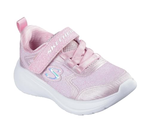 Skechers Fille Wave 92 Sneaker, Pink, 23 EU