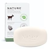 Nature by Canus Pure Vegetal Base Soap with Fresh Canadian Goat Milk, Fragrance-Free, 5 Oz bar