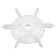 sourcing map 1Stk 148 * 29mm D Welle Ersatz Kunststoff 6 Laufrad Motor Ventilator Schaufel