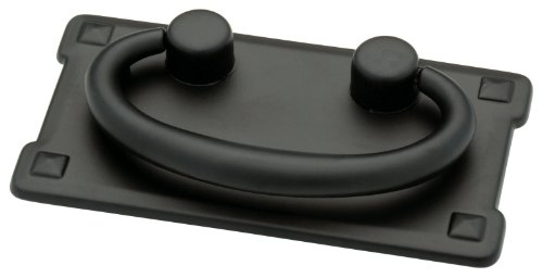 Liberty 62076BK, Mission Bail Drawer Pulls Cabinet Hardware Collection, Cabinet Pulls, 3 in., Matte Black, 1 piece