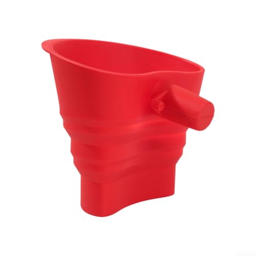 Embudo de harina plegable de silicona para batidora de pie, accesorio de mezclador de soporte de alta calidad, accesorio de boquilla de vertido plegable para ingredientes, accesorio para hornear sin