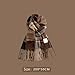 Womens Winter Scarf Fashion Ｃashmere Feel Plaid Scarfs for Women Pashmina Shawls and Wrap Long (Brown-1, One Size)