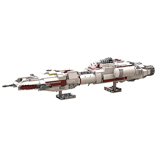 Tosbes Technik Raumschiff Modell Bausteine, MOC-65811 Sci-Fi Schlachtschiff for Tantive IV, 1120 Teile Raumschiff…