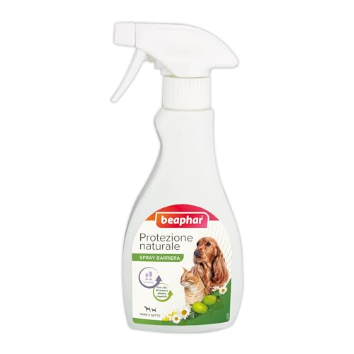 Beaphar Protezione Naturale, Spray Barriera per Cane e Gatto, con Olio di Neem e Lavanda, 250 ml
