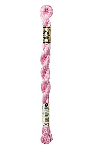DMC 115 3-3689 Hilo de Algodón Pearl, Malva Claro miniatura 2
