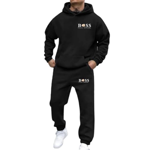 WAZHAKU Jogginganzug Herren Lang Trainingsanzug Sportanzug Baggy Sportbekleidung Zweiteiler Outfit Y2K Hip Hop 2-Teilig Hoodie und Jogginghose Casual Hausanzug Bequemer Tracksuit Jogging Anzug WAZHAKU Jogginganzug Herren Lang Trainingsanzug Sportanzug Baggy Sportbekleidung Zweiteiler Outfit Y2K Hip Hop 2-Teilig Hoodie und Jogginghose Casual Hausanzug Bequemer Tracksuit Jogging Anzug