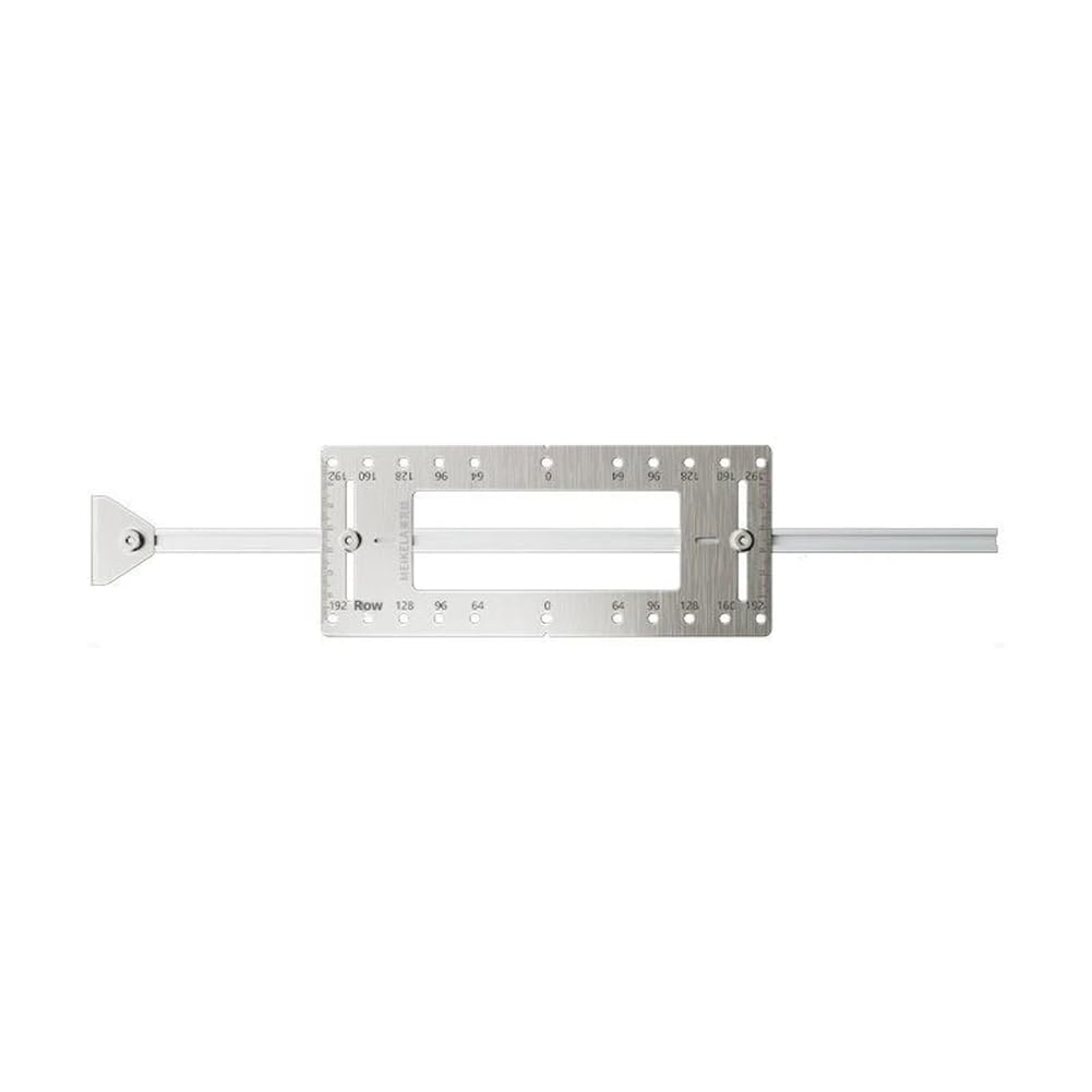 Aundhegrtt As Shown Adjustable Stainless Steel Boring Hole Locator For Door Knob Installation Drilling Positioner Long Style
