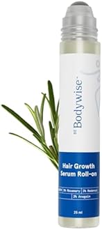 Be Bodywise Rosemary Hair Growth Serum (Roll On) | 3% Redensyl & 2% Anagain | Hair fall control serum for Women & Men | Promotes Hair Growth & Stimulates Hair Follicles | For All Hair Types | 25ml