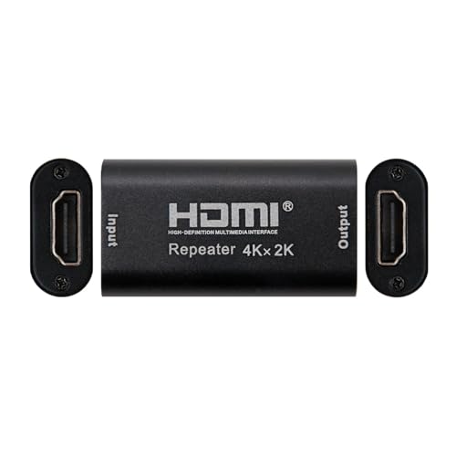 [Ripetitore HDMI A/H-A/H] [nero] estende il segnale [video e audio] su lunghe distanze (fino a 50m). Ideale per [home theater] e presentazioni.