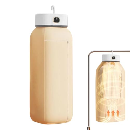 Secadora de ropa compacta y portátil, capacidad de 10 kg, silenciosa, plegable, secadora de viaje de 600 W, con práctica función de temporizador de 6 niveles, para viajes, apartamentos, caravanas