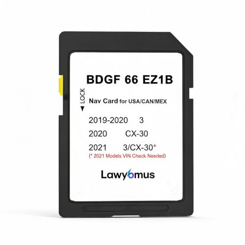 Mapas GPS 2019 2020 en tarjeta SD de navegación para Mazda 3 y CX-30 Norteamérica