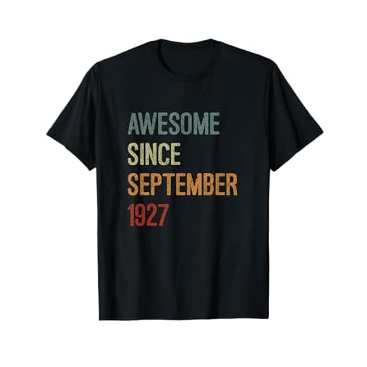 Impresionante desde septiembre de 1927, regalo de cumpleaños divertido retro Camiseta