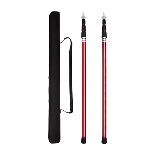 調整可能なアルミ合金伸縮ポール Skystand ポール屋外キャノピーテント日よけノンスリップベース伸縮キャンプテントロッド