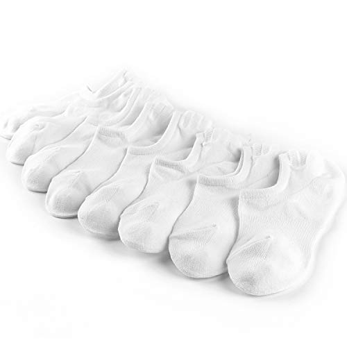 Mottee&Zconia No Show Low Cut Socks for Mens Casual Ankle Non-Slide Invisible Thin White Socks 6 Pack Size11-13 - Thumbnail 6