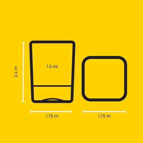 JoyJolt Glass Shot Glasses Set of 10 - City 2oz Heavy Base Square Shot Glasses, Perfect for Espresso, Tequila, Aperitif, Limoncello Liqueur - Image 3