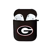 OTM Essentials Officially Licensed University of Georgia Bulldogs Earbuds Case - Black - Compatible