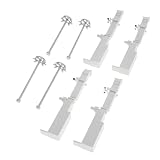 1:400 Scale Passenger Bridge and Light Model Kit for DIY Airport Terminal Display Collection- Art.-Nr005