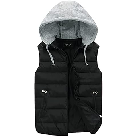 YOUTHUP Mens Quilted Gilet Body Warmer Cover