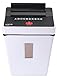 Olympia PS 55 CC Profi Aktenvernichter (mit Partikelschnitt, Sicherheitsstufe P4, Kreditkarte, 10 Blätter 80 g/m², Papierschredder fürs Büro, Papiervernichter, Reißwolf mit Papierkorb, Sichtfenster)