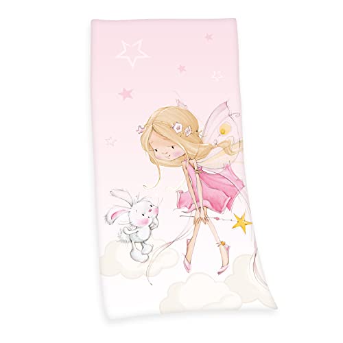 Herding Serviette de Bain en Velours Little Fairy, 75 x 150 cm, 100% Coton/Velours