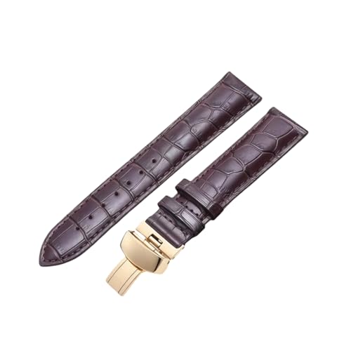 Courroies en cuir vintage pour Tissot Tradition bracelet fermoir papillon retro