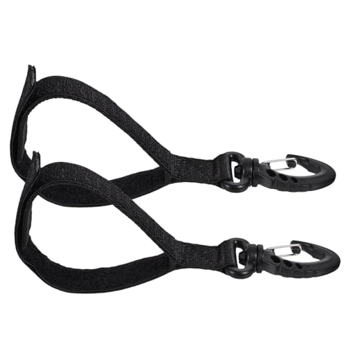 BESPORTBLE 3sets Kayak Paddle Leash Paddle Lanyard Safety Strap Carabiner Hook Easy Access 2pcs*3 Random Style