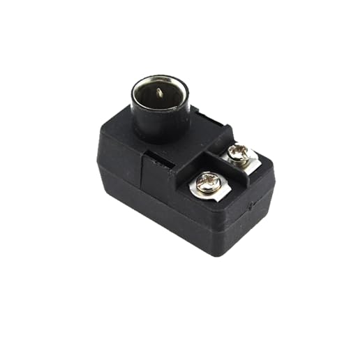 4PCS Adaptador Balun F Tipo 300 a 75 Ohm Negro miniatura 2