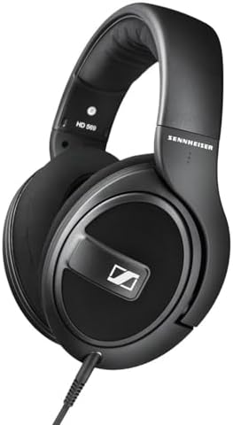 Sennheiser HD 569 Closed‑Back Audiophile Headphones, German-Irish Craftsmanship, Great Soundstage with E.A.R. Technology, Effective Acoustic Isolation, Rich Bass, Detachable Cables, 2‑Year Warranty