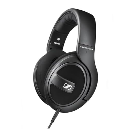 Sennheiser HD 569 Around-Ear-Kopfhörer mit geschlossener Rückseite, Schwarz