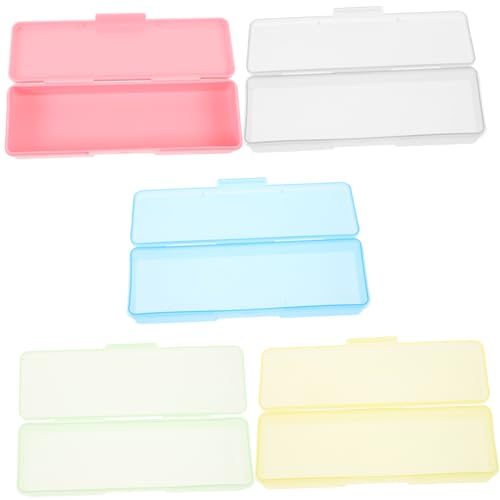 Beaupretty 5個 ボックス まつげ 収納 ボックス まつげ ケース オーガナイザー ケース 空 ケース まつげ エクステ 収納 旅行 まつげ ピ