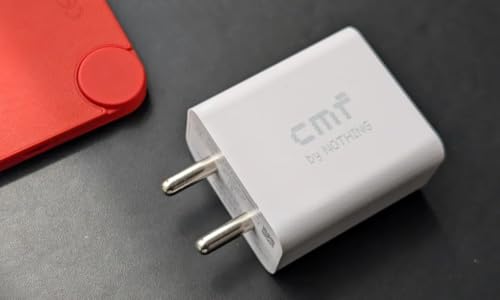 Image of ZYBUX CMF 33W Charger by Nothing, USB C Adapter for CMF Phone 1 /Nothing Phone 3A Pro /3A /2A /2A Plus /2 /1 /Tablet /Samsung M05 /M35 /M15 /F15 /M14, 33Watt Fast Charge Adaptor for Other Type C Devices, White