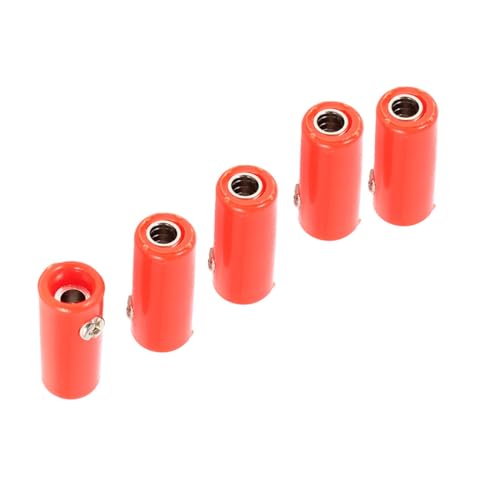 uxcell 5 piezas conector banana hembra 4mm miniatura 5