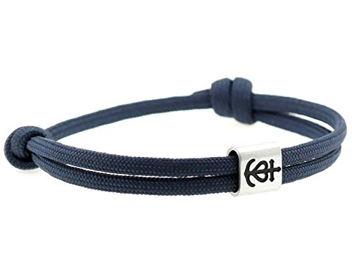 KOMIMAR personalisiertes Glaube Liebe Hoffnung Armband, Wunschgravur, Surfer Armband, Partnerarmband, Namensarmband, Armband mit Gravur, Surferarmband, Glücksbringer