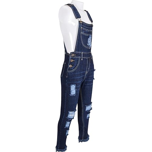 Dungaree niña denim para días de parque y colegio en entretiempo 5