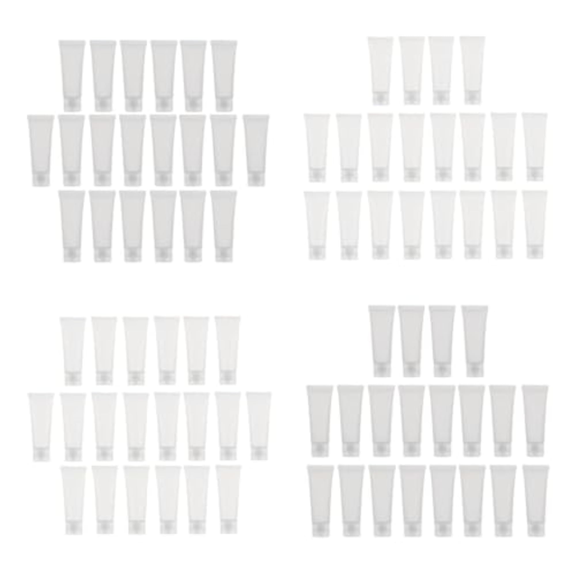 Mini 50ml Empty Cosmetic Soft Tubes Flip Cap for Body Lotion