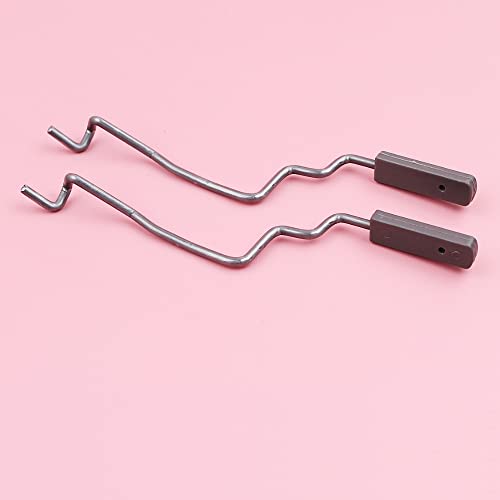 Levier de tige d'accélérateur 2 pièces pour tronçonneuse Husqvarna 340 345 350