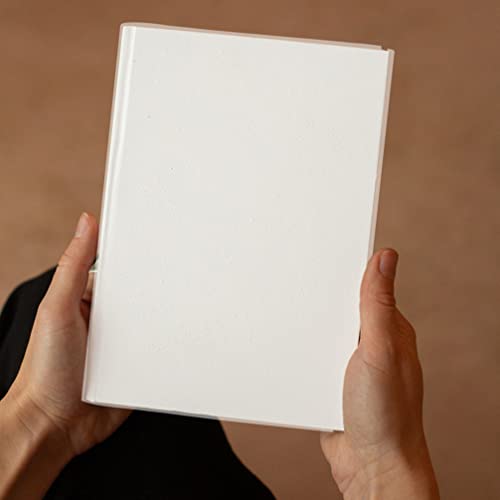 Tofficu Capas de Livro de Plástico Transparente Transparente Capa de Livro Reutilizável para Escritó