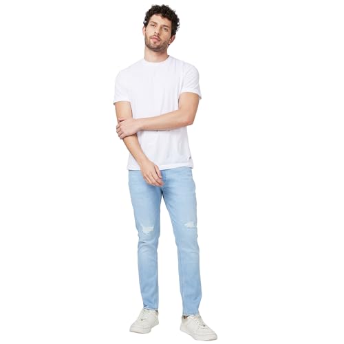 Image of Spykar Men's Rover Regular Fit Mid Rise Casual Jeans