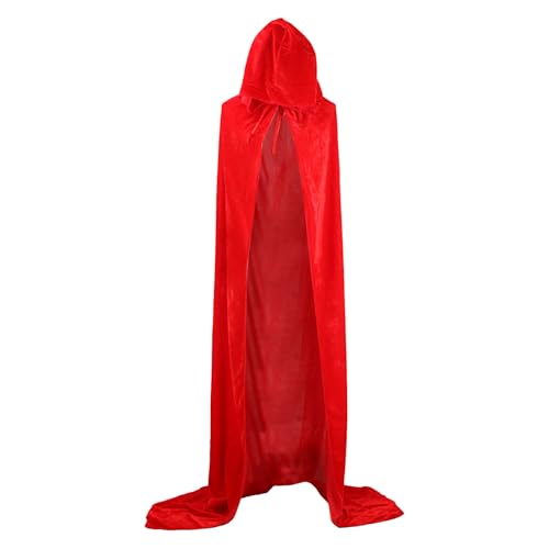 Genérico Vestido Medieval Vikingo - Capa sombría de Halloween/Capa de Bruja/Capa de Terciopelo de Princesa Disponible en Stock Casco Medieval Calibre 16