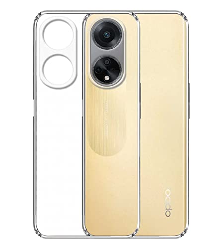 Image of Soft Silicone TPU Back Cover Compatible with Oppo F23 5G, Transparent