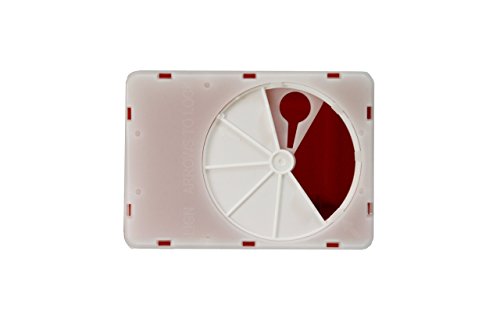 Oakridge Products 2.2 Quart Size Needle Disposal Container | Personal Use Size | Rotary Lid #TOP2