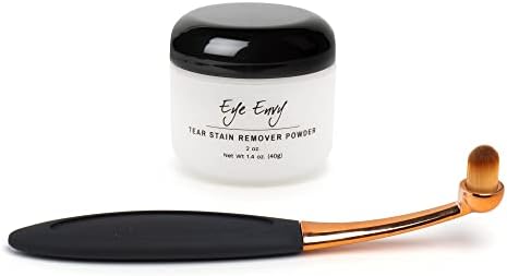 Eye Envy Tear Stain Remover Powder (2oz) and ProPowder Applicator Brush (Small) for Dogs and Cats, Apply Around Eyes, Cleans Tear Stains, Natural, Non-Irritating image 2
