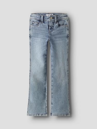 Vaqueros claro azul NAME IT Nkfpolly con pernera elástica estilo bootcut y ajuste cómodo 5