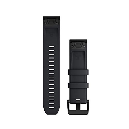 Garmin QuickFit 22 Watch Band - Black with Black Stainless Steel Hardware by Garmin - Used condition - Image 2
