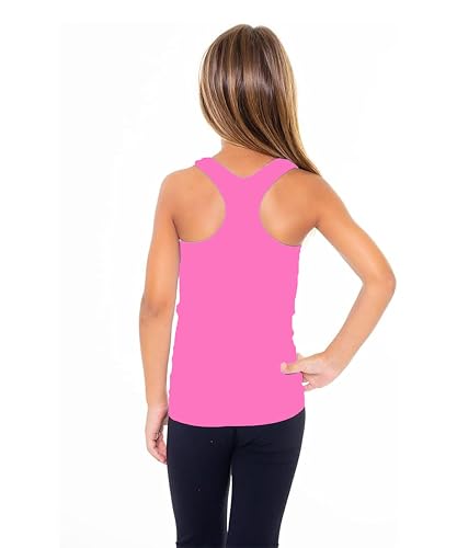 Image of Malibu Sugar Girls Tank Tops Size 7-10 - Racerback Tank Top Dance Cheer Gymnastics Shirts for Sports Undershirts Layering