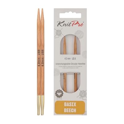 KnitPro Basix Birch Pasadores