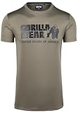 gorilla wear classic training t-shirt - army green - m
