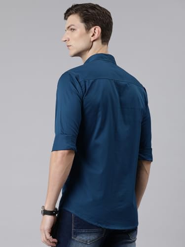 Image of Majestic Man Men Classic Slim Fit Pure Cotton Casual Shirt